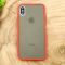 Противоударный полиуретановый чехол Smoke case для Iphone XS Max Red