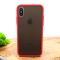 Противоударный полиуретановый чехол Smoke case для Iphone XS Red