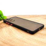 Противоударный полиуретановый чехол Smoke case для Samsung A72 Black