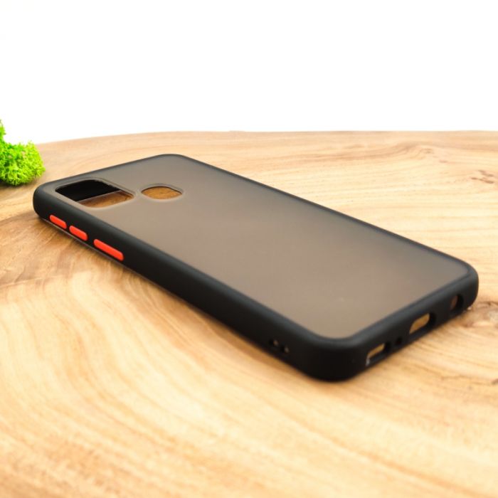 Противоударный полиуретановый чехол Smoke case для Samsung M31 Black