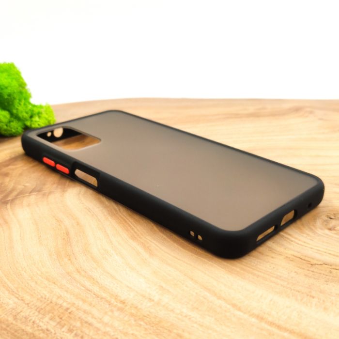 Противоударный полиуретановый чехол Smoke case для Samsung M51 Black