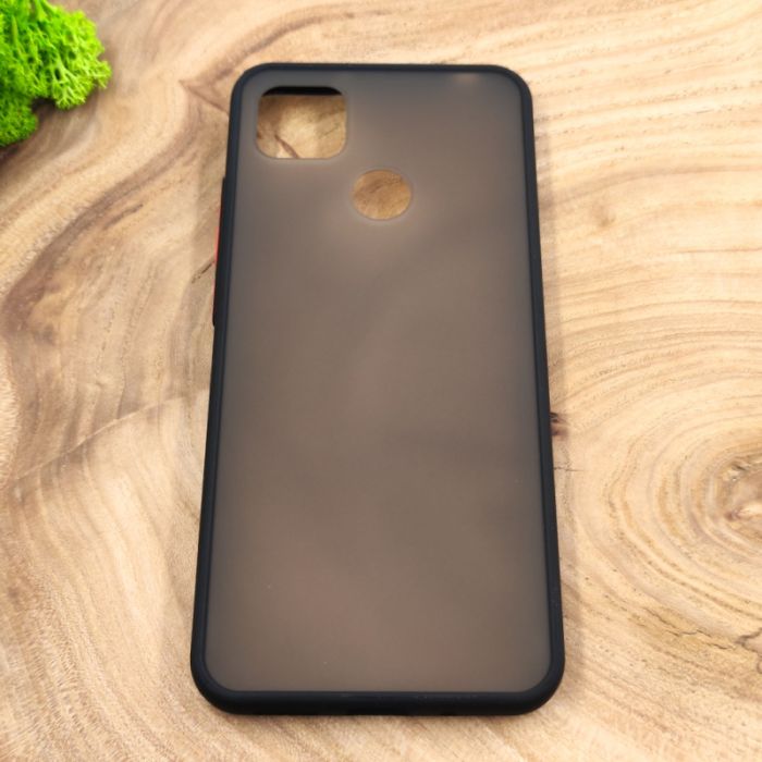Противоударный полиуретановый чехол Smoke case  Xiaomi Redmi9C Black