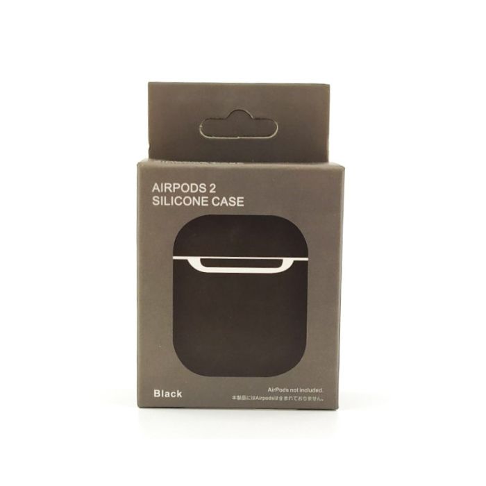 Ультратонкий силиконовый чехол для наушников  AirPods REMAX Black