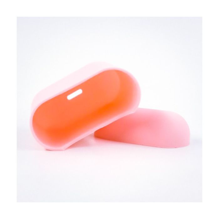 Ультратонкий силиконовый чехол для наушников  AirPods REMAX Pink