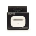 Ультратонкий силиконовый чехол для наушников  AirPods Pro REMAX White