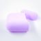 Ультратонкий силиконовый чехол для наушников  AirPods REMAX Purple