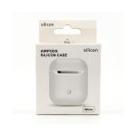 Ультратонкий силиконовый чехол для наушников  AirPods REMAX White