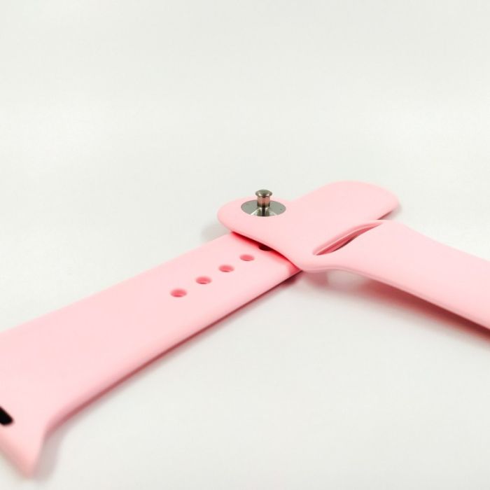 Силиконовый ремешок с софт-тач покрытием Watch 38-40мм Pink
