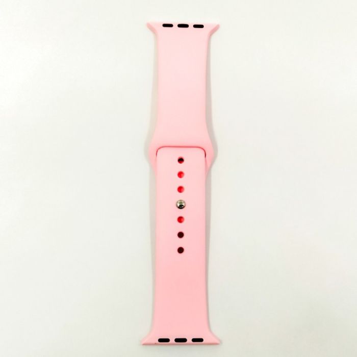 Силиконовый ремешок с софт-тач покрытием Watch 38-40мм Pink