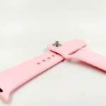 Силиконовый ремешок с софт-тач покрытием 42-44мм Pink
