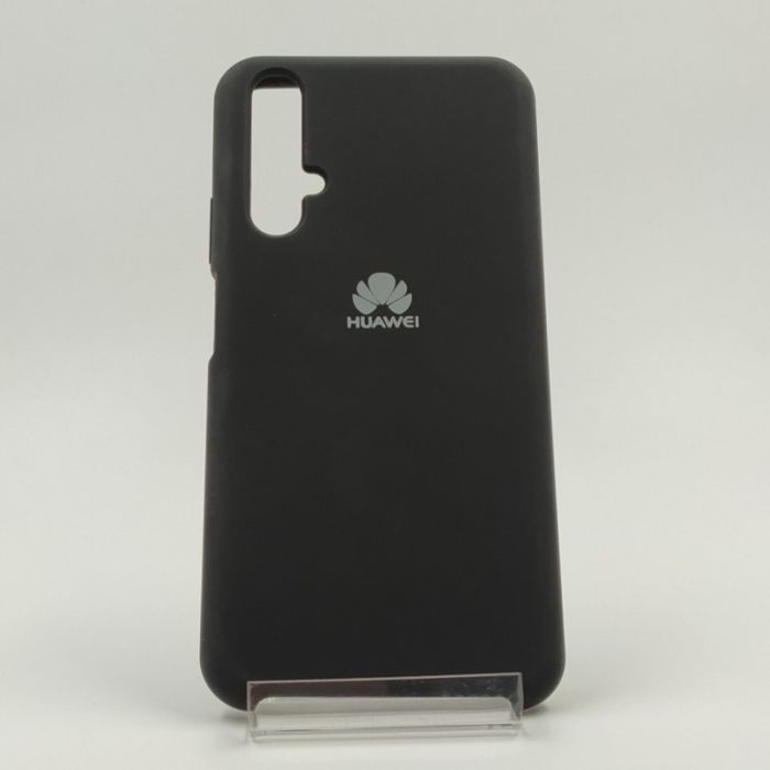 Оригинальный матовый чехол Silicone Case Huawei Honor 20 Black