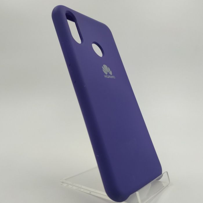 Оригинальный матовый чехол Silicone Case Huawei P Smart+ Purple