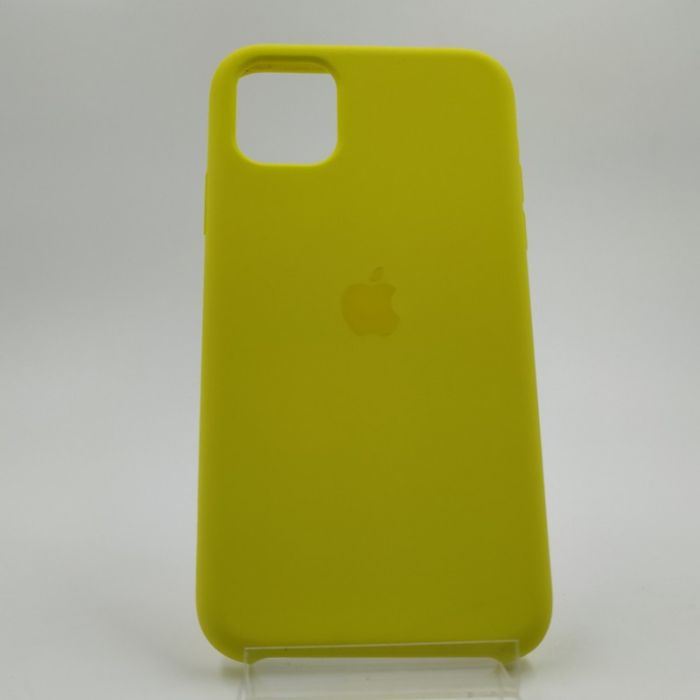 Оригинальный матовый чехол Silicone Case Iphone 11 Brillianty yellow