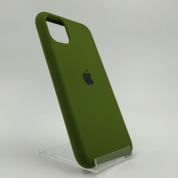 Оригинальный матовый чехол Silicone Case Iphone 11 Khaki