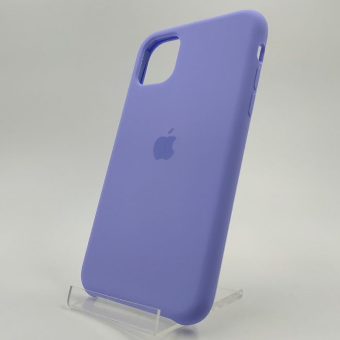 Оригинальный матовый чехол Silicone Case Iphone 11 Light Purple