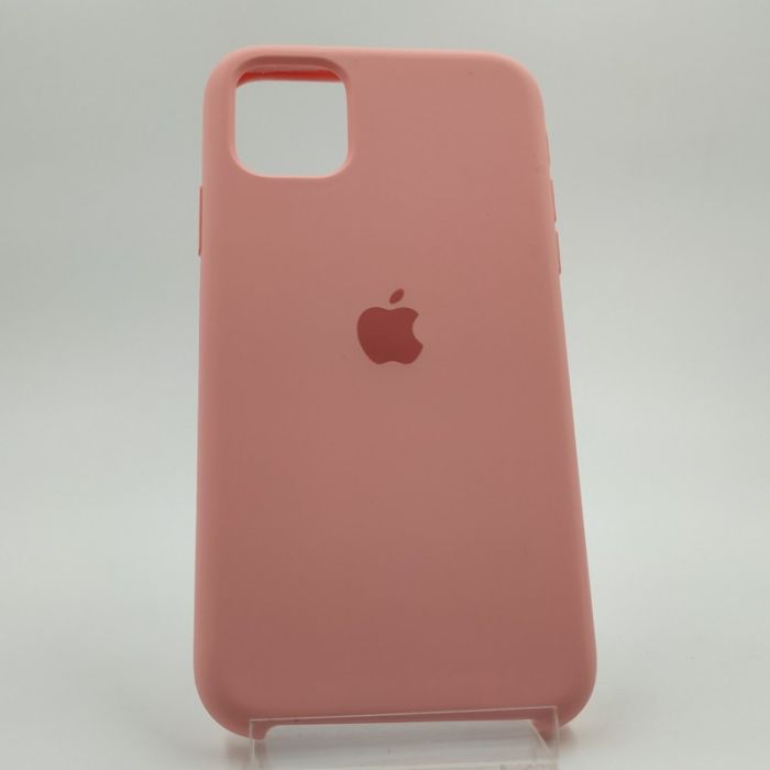 Оригинальный матовый чехол Silicone Case Iphone 11 Pink