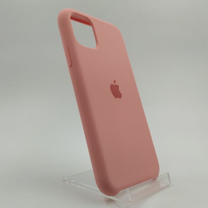 Оригинальный матовый чехол Silicone Case Iphone 11 Pink