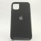 Оригинальный матовый чехол Silicone Case Iphone 11 Pro Max Black