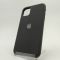 Оригинальный матовый чехол Silicone Case Iphone 11 Pro Max Black