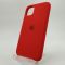 Оригинальный матовый чехол Silicone Case Iphone 11 Red