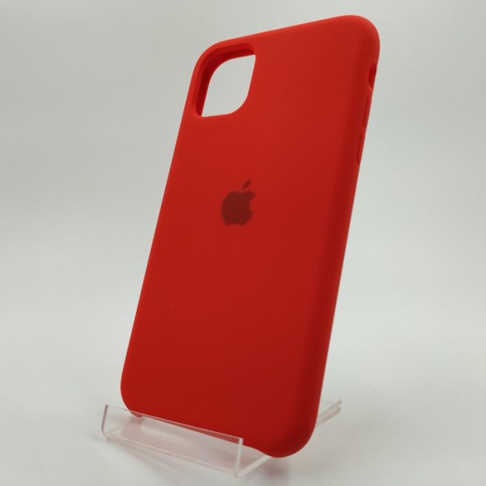 Оригинальный матовый чехол Silicone Case Iphone 11 Red