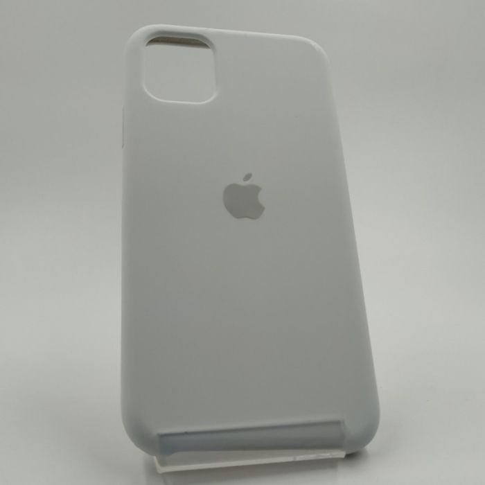 Оригинальный матовый чехол Silicone Case Iphone 11 White