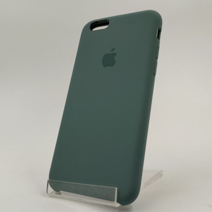 Оригинальный матовый чехол Silicone Case Iphone 6G Blue Green