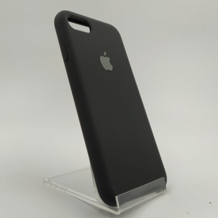 Оригинальный матовый чехол Silicone Case Iphone 8G+ Black
