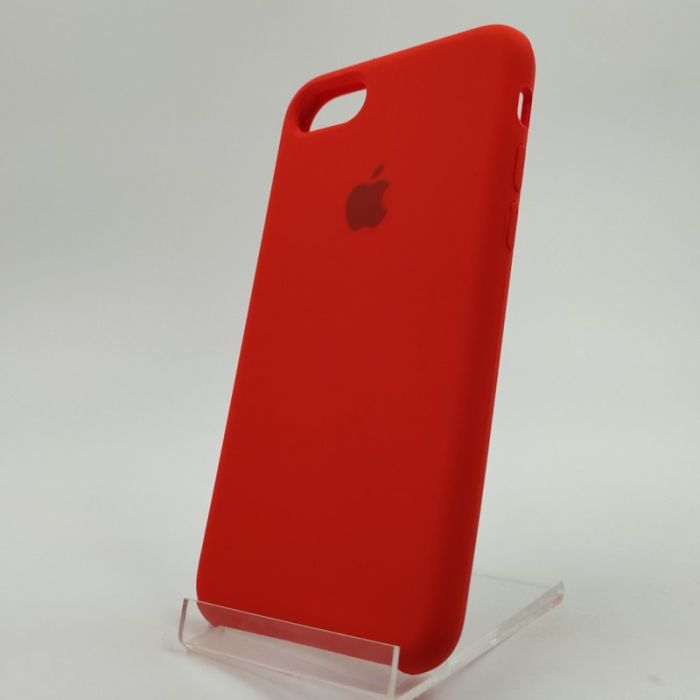 Оригинальный матовый чехол Silicone Case Iphone 8G+ Red