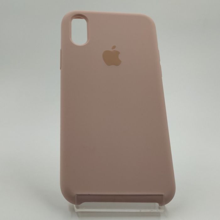 Оригинальный матовый чехол Silicone Case Iphone Xs Matte pink