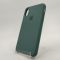 Оригинальный матовый чехол Silicone Case Iphone X/Xs Blue Green
