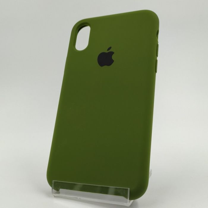 Оригинальный матовый чехол Silicone Case Iphone X/Xs Khaki