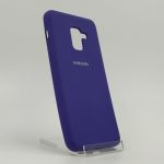 Оригинальный матовый чехол Silicone Case Samsung A40 Black