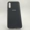 Оригинальный матовый чехол Silicone Case Samsung A50/A30s Black