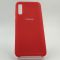 Оригинальный матовый чехол Silicone Case Samsung A50/A30s Red