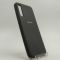 Оригинальный матовый чехол Silicone Case Samsung A70 Black