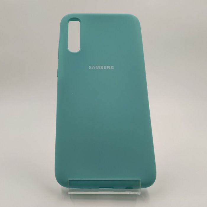 Оригинальный матовый чехол Silicone Case Samsung A70 Fresh Mojito