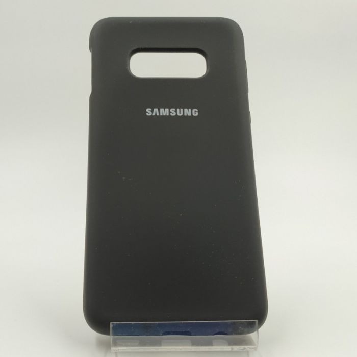 Оригинальный матовый чехол Silicone Case Samsung S10E Black