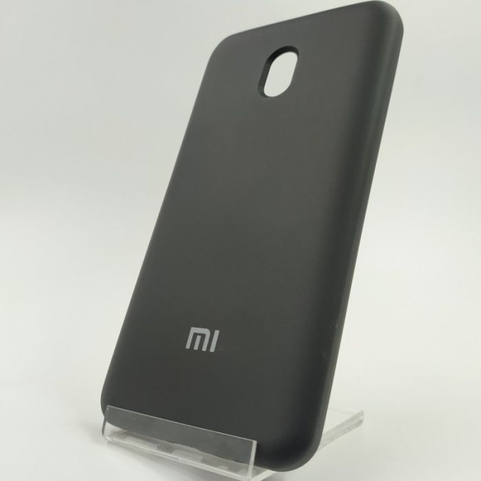 Оригинальный матовый чехол Silicone Case Xiaomi Redmi8A Black
