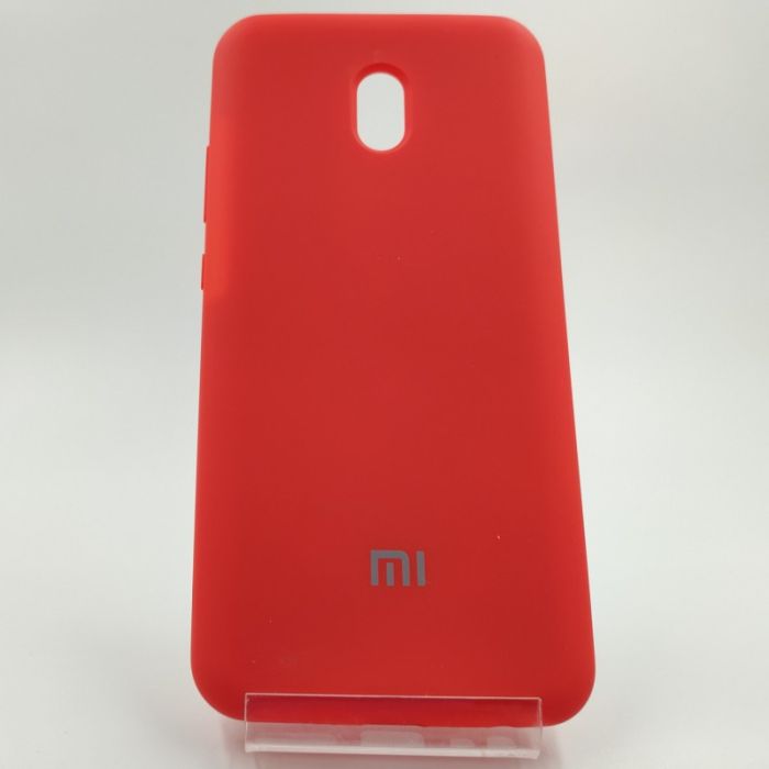 Оригинальный матовый чехол-накладка Silicone Case Xiaomi Redmi8A Red