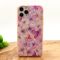 Силиконовый чехол-накладка цветы со стразами для Iphone 11 Pro Max