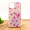 Силиконовый чехол-накладка цветы со стразами для Iphone 12 Pro/12