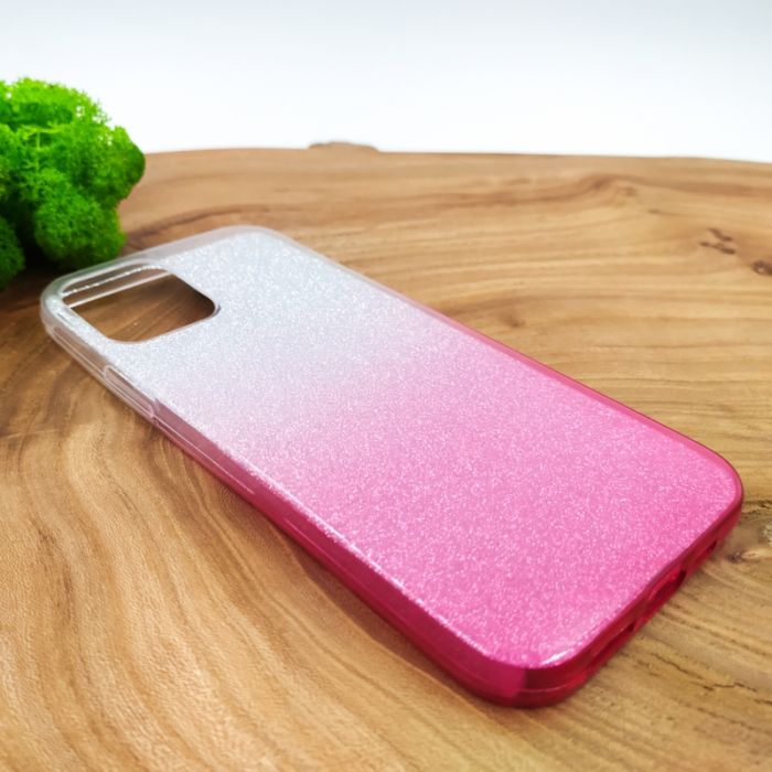 Силиконовый чехол с блёстками VAJA IPHONE 12 Mini (5.4) Pink