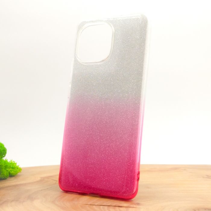 Силиконовый чехол с блёстками VAJA Xiaomi Mi11 Pink