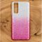Силиконовый чехол VAJA градиент для Huawei P Smart 2021 Pink