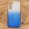 Силиконовый чехол VAJA градиент для Samsung S21+ Blue
