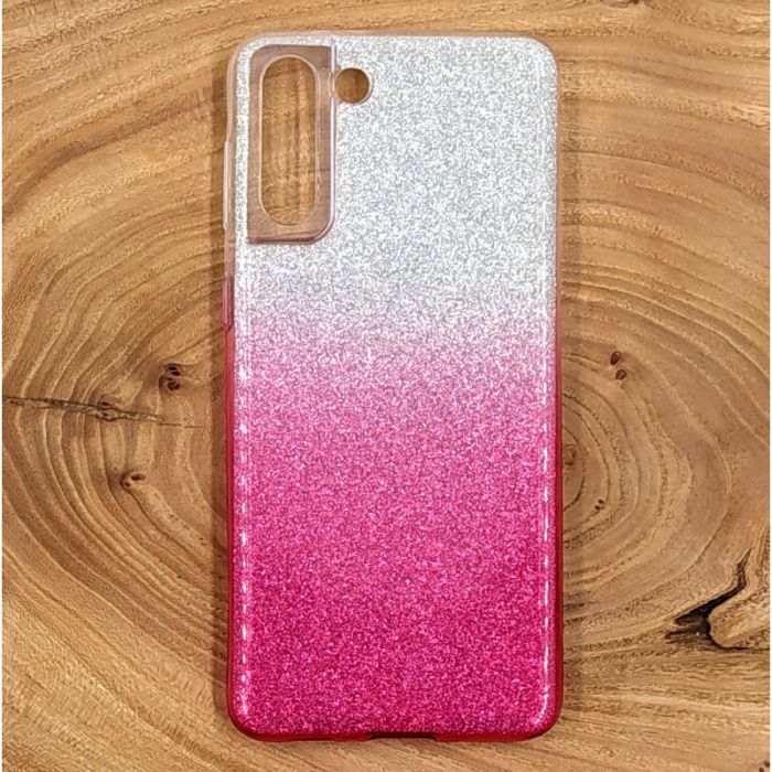 Силиконовый чехол VAJA градиент для Samsung S21+ Pink
