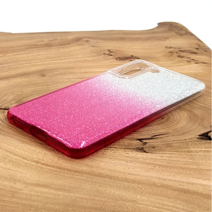 Силиконовый чехол VAJA градиент для Samsung S21+ Pink