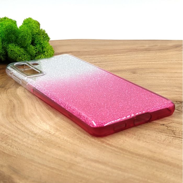 Силиконовый чехол VAJA градиент для Samsung S21+ Pink