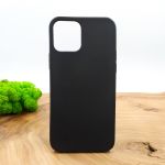 Силиконовый матовый чехол-накладка Simin Style  Iphone 12(6.1) black
